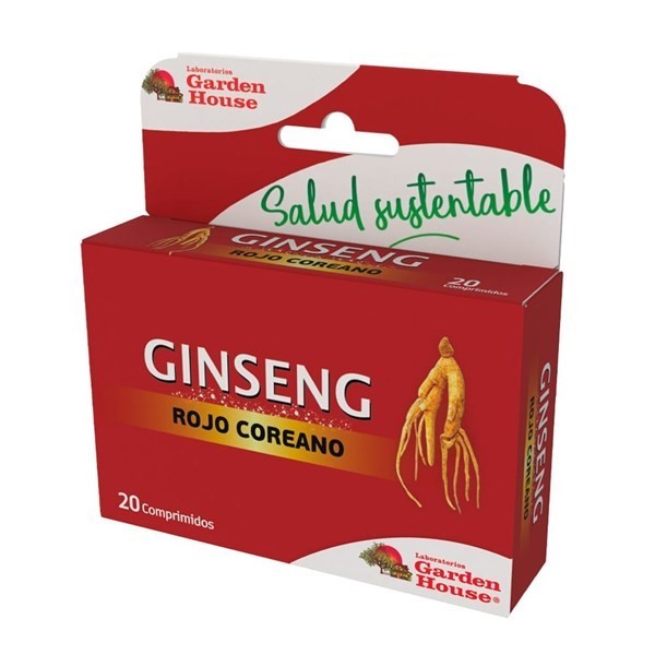 GARDEN HOUSE GINSENG ROJO 20 COMP