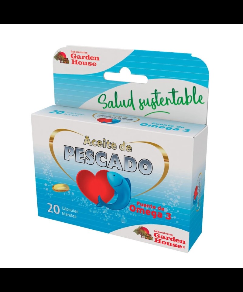 GARDEN HOUSE ACEITE DE PESCADO 20 COMP