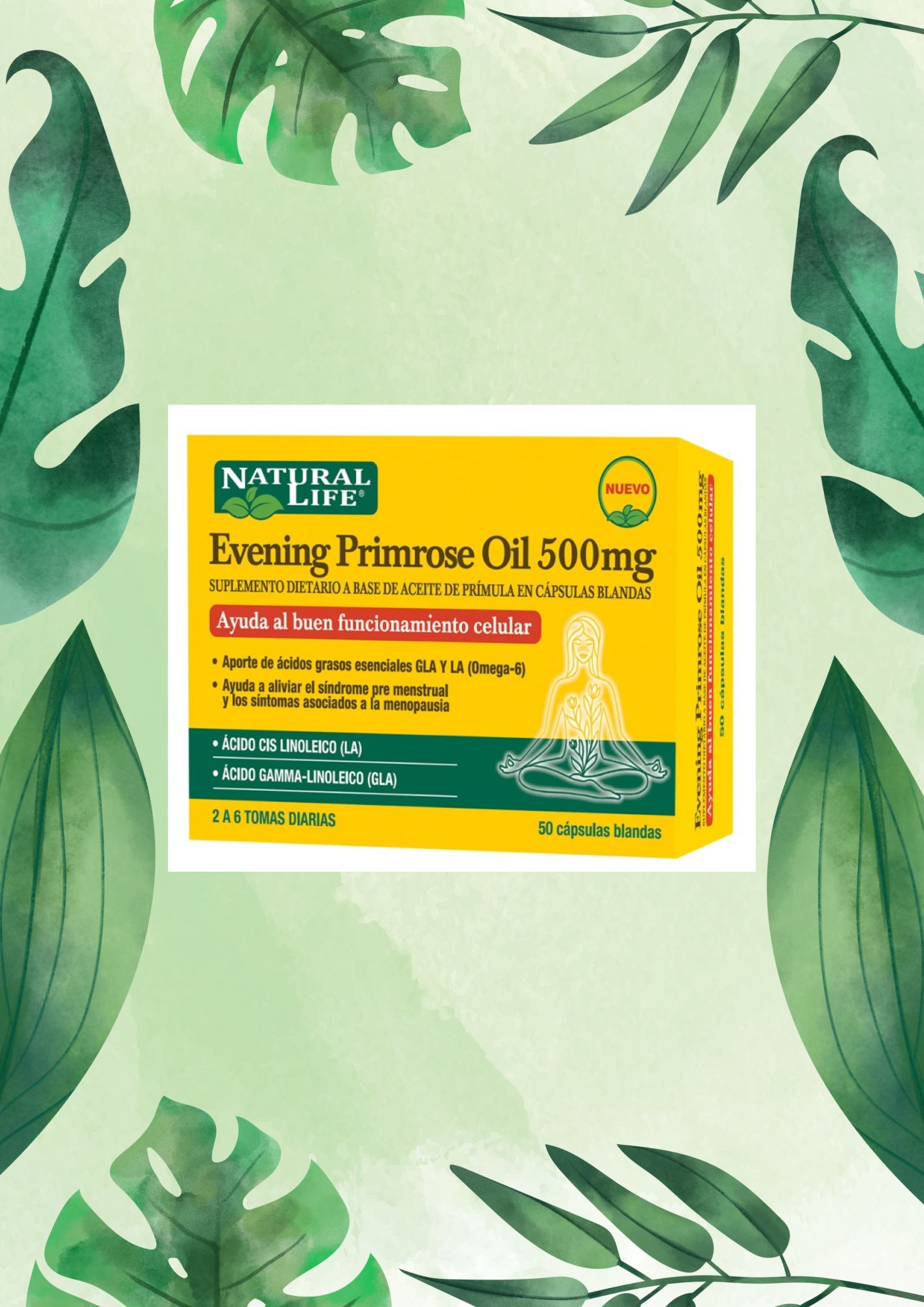 Natural Life PRIMROSE OIL 500 MG 50 cap