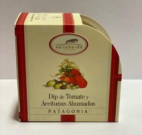 VALLE VERDE DIP DE TOMATE Y ACEITUNAS AHUMADAS 90 GRS