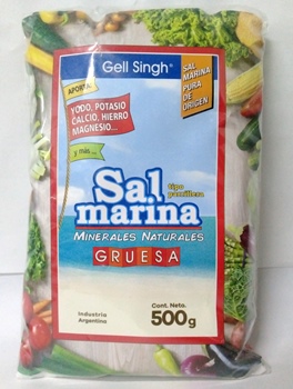 Gell Singh SAL MARINA GRUESA 500 grs