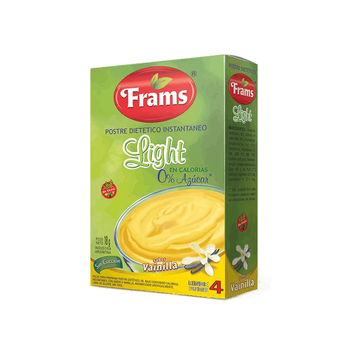NATURAL FRAMS POSTRE VAINILLA 18 GRS