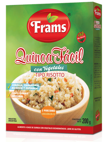 NATURAL FRAMS QUINOA FACIL CON VEGETALES 200 grs