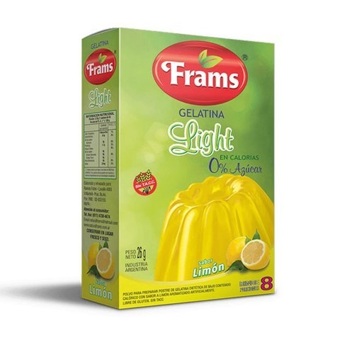 NATURAL FRAMS GELATINA LIMON 26 GRS