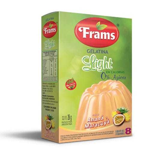 NATURAL FRAMS GELATINA ANANA-MARACUYA 26 GRS