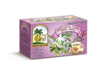 Hierbas Del Oasis MEZCLA Nº 4 ANTICELULITICA 25 saq.