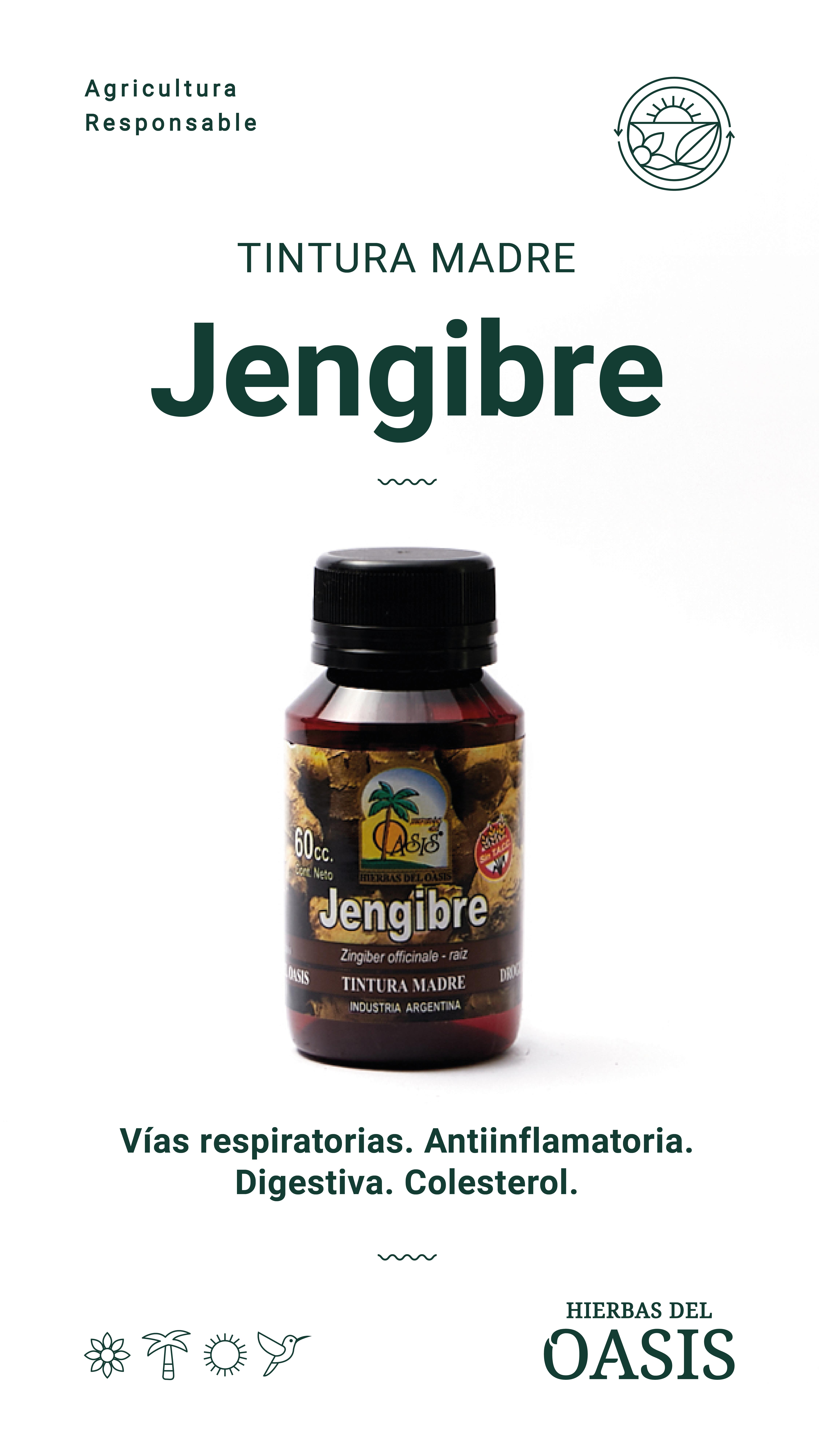 Hierbas Del Oasis JENGIBRE 60 cc