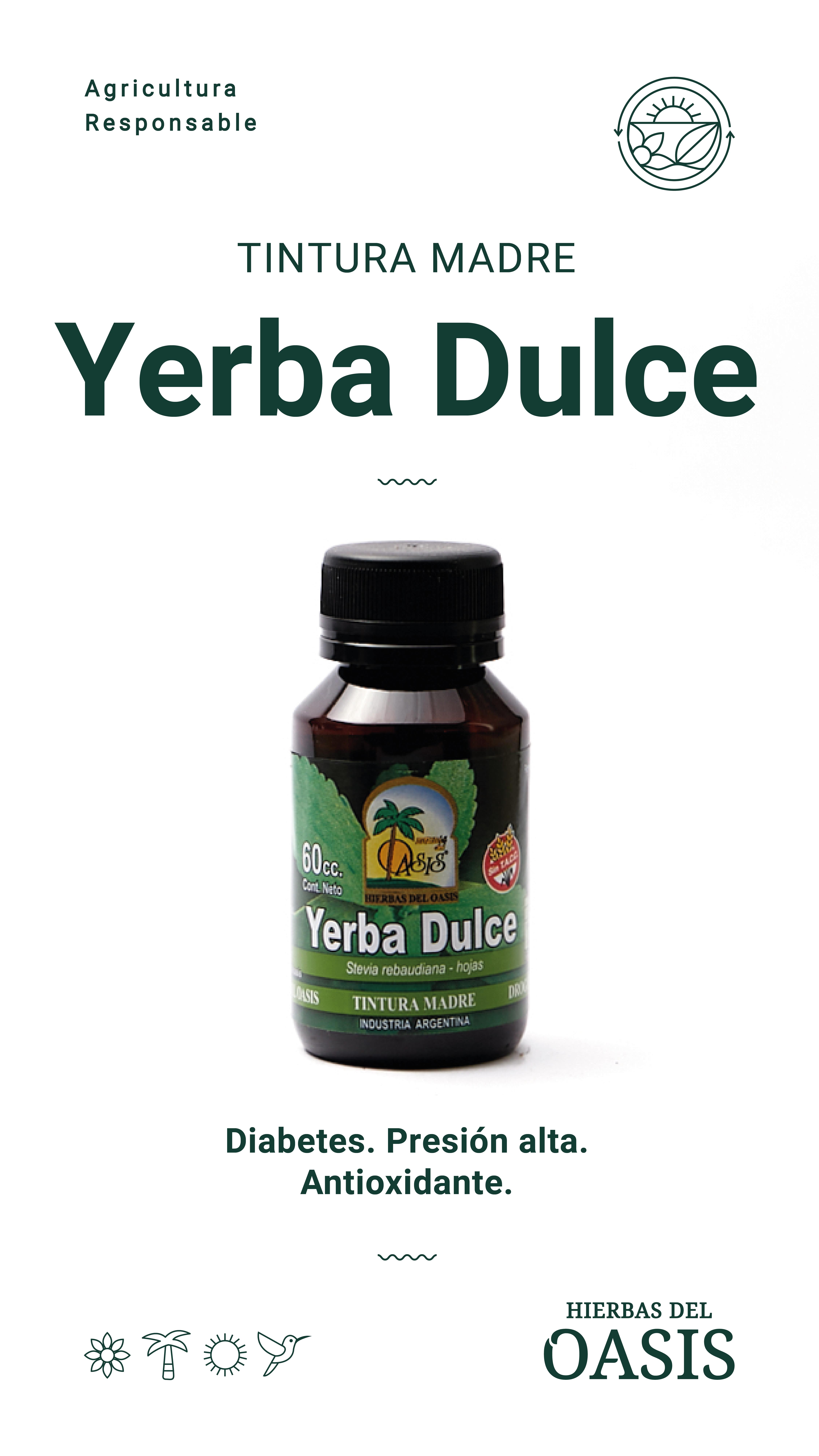 Hierbas Del Oasis YERBA DULCE 60 cc
