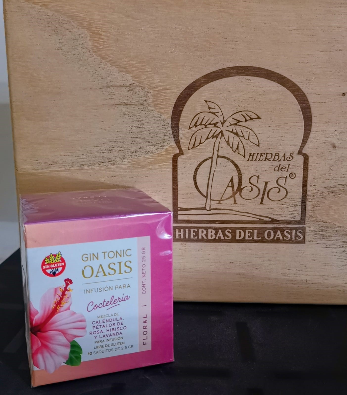 HIERBAS DEL OASIS GIN TONIC FLORAL 10 SAQ