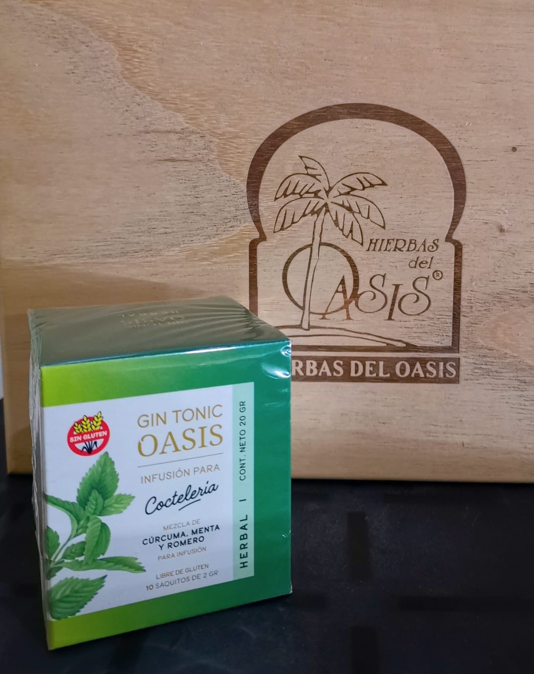 HIERBAS DEL OASIS GIN TONIC HERBAL 10 SAQ