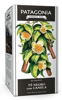 Patagonia TE NEGRO CON CANELA 20 saq
