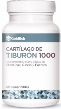 Gold fish CARTILAGO DE TIBURON 1000 30 comp