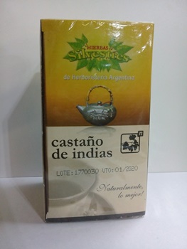 Hierbas Silvestres CASTAÑO DE INDIAS 20 saq