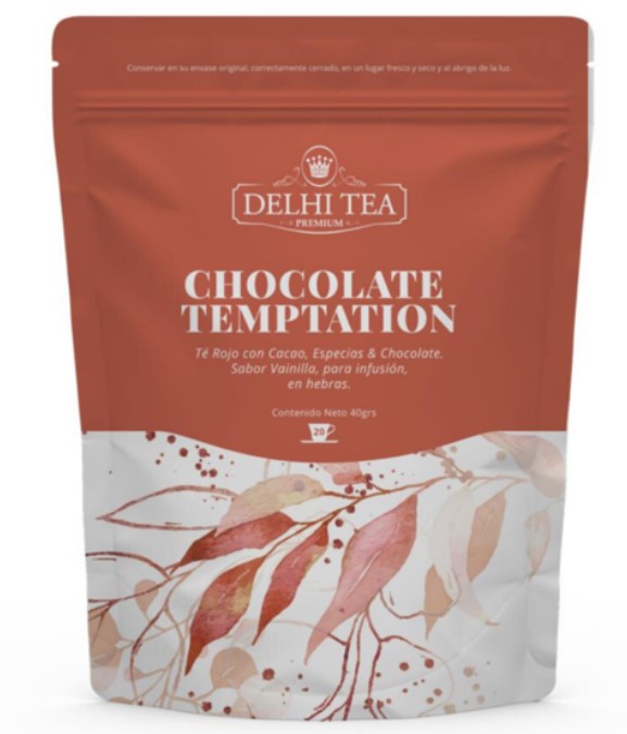 DELHI TEA CHOCOLATE TEMPTATION DOYPACK 40 GRS
