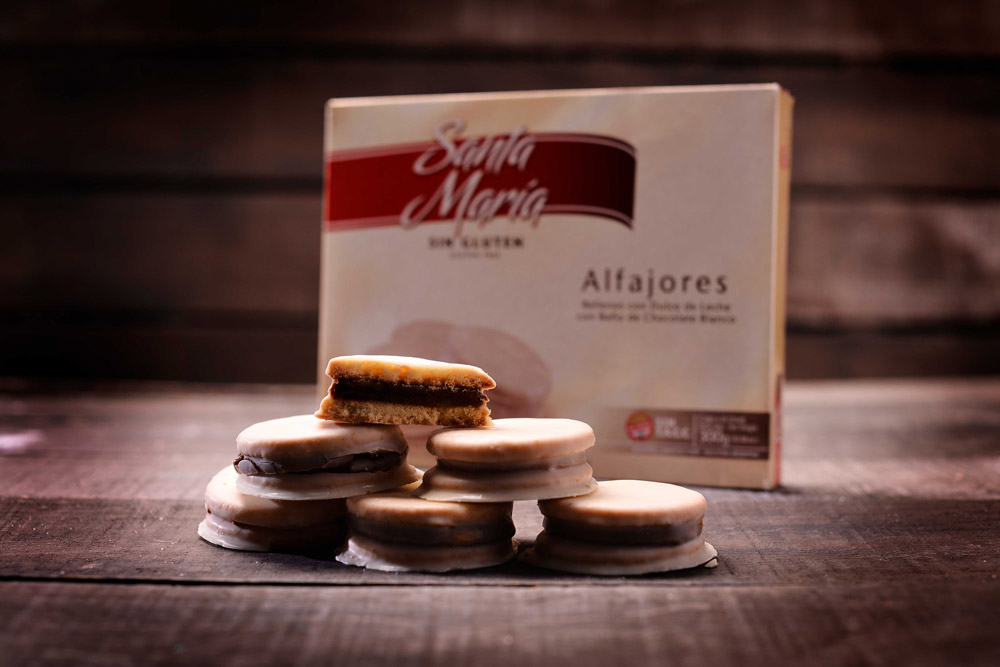 Santa Maria ALFAJOR BLANCO 6 unid