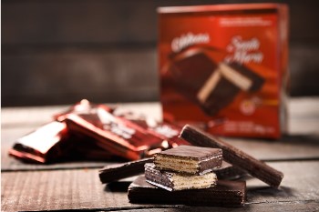 Santa Maria OBLEAS BAÑADAS CHOCOLATE 10 unid