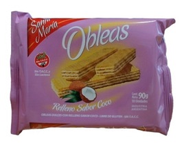 SANTA MARIA OBLEAS COCO 90 GRS