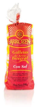 Arrozen GALLETA DE ARROZ CON SAL REDONDA 100 grs