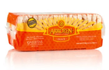 Arrozen GALLETA DE ARROZ DULCES CUADRADA 110 grs