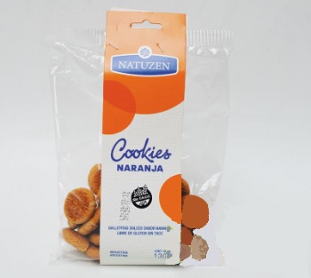 NATUZEN COOKIES NARANJA 130 GRS