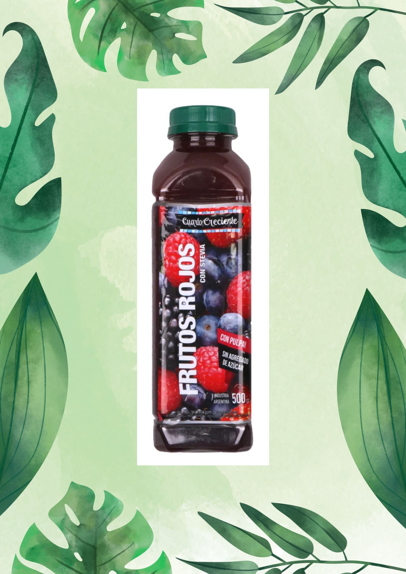 CUARTO CRECIENTE JUGO FRUTOS DEL BOSQUE 500 CC