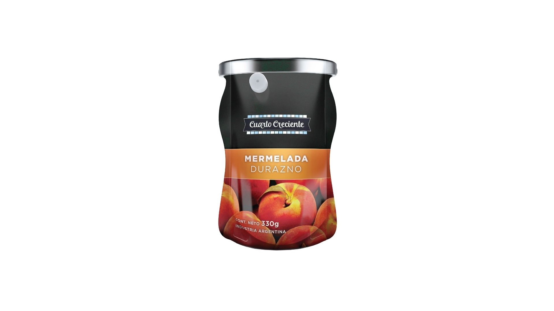 CUARTO CRECIENTE MERMELADA DURAZNO DOYPACK 330 GRS
