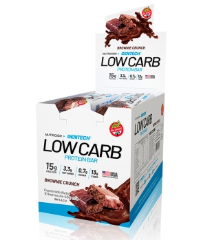 GENTECH LOW CARB BROWNIE 10 UNID