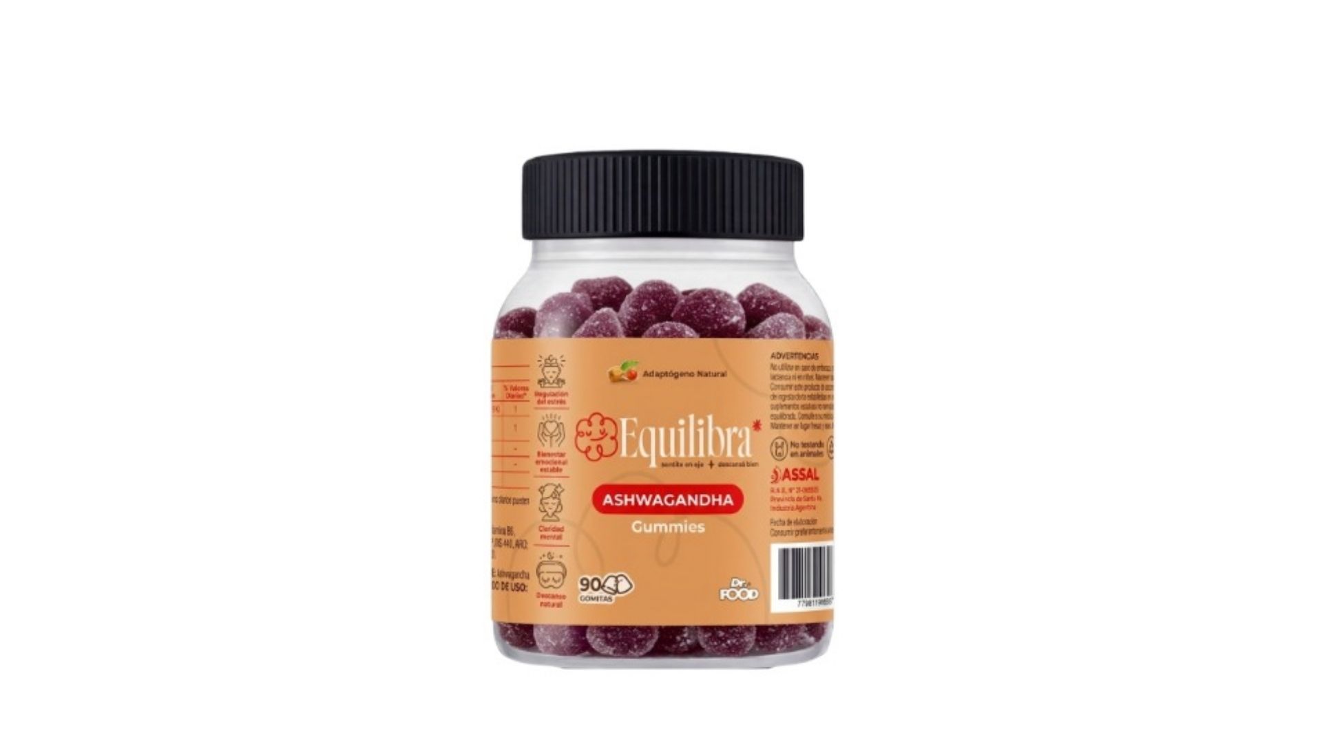 DR. FOOD EQUILIBRA ASHWAGANDHA GUMMIES 90 UNID