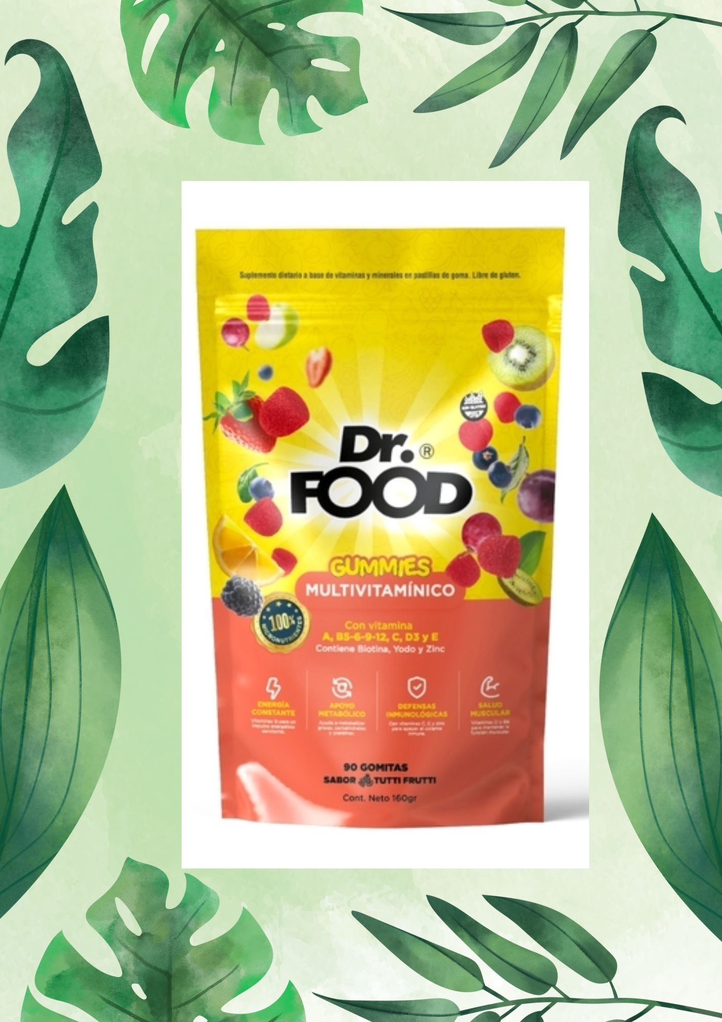 DR FOOD GUMMIES MULTIVITAMINICO 90 UNID