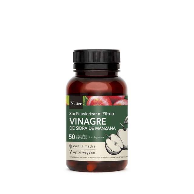 NATIER VINAGRE DE MANZANA 50 CAPS
