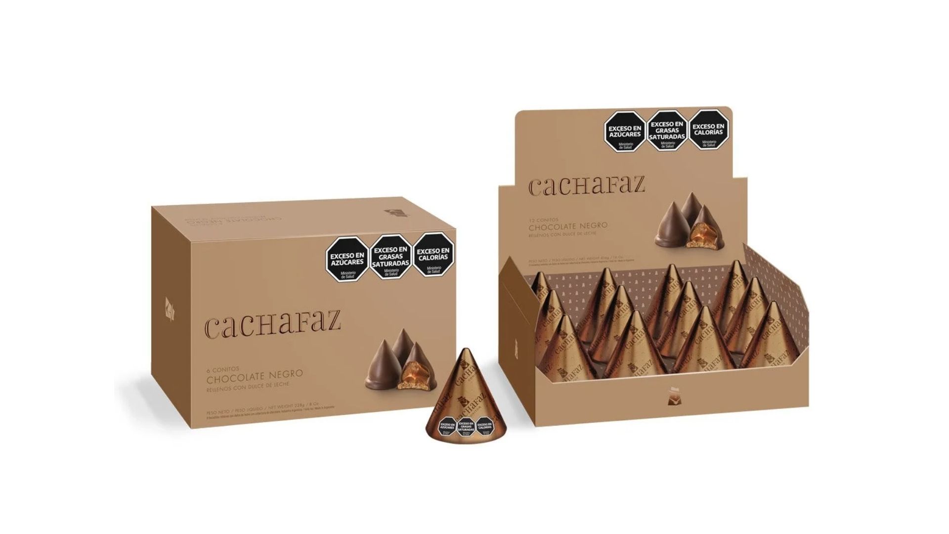 Cachafaz CONITOS NEGRO 12 unid