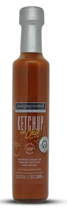 PAMPAGOURMET KETCHUP CON CHILE 300 GRS