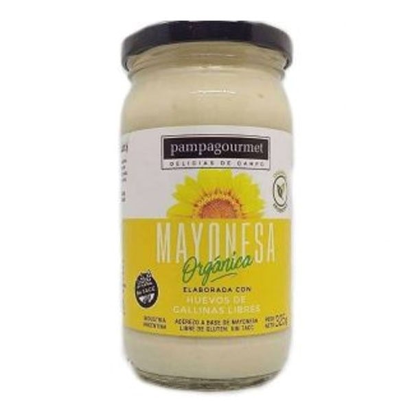 PAMPAGOURMET MAYONESA ORG 330 GRS FRASCO