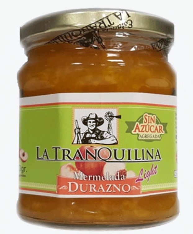 LA TRANQUILINA MERM PREMIUM DURAZNO 400 GRS