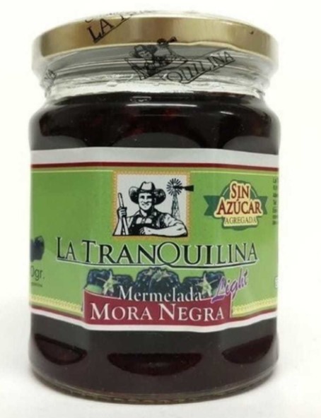 LA TRANQUILINA MERM MORA NEGRA LIGHT 330 GRS