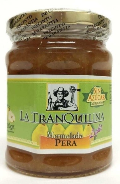 LA TRANQUILINA MERM PERA LIGHT 330 GRS