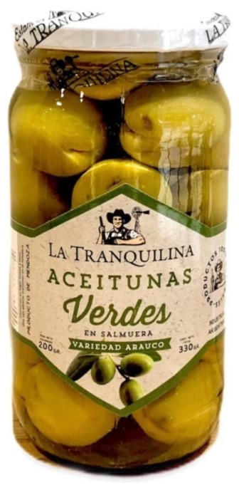 LA TRANQUILINA ACEITUNA VERDE 330 GRS