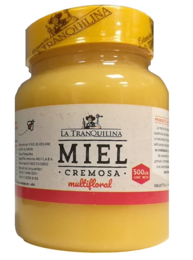 LA TRANQUILINA MIEL CREMOSA 500 GRS