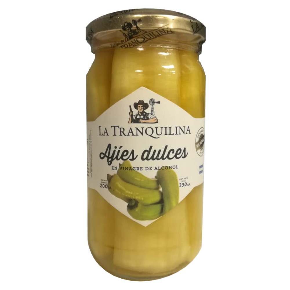 LA TRANQUILINA AJI EN VINAGRE 330 GRS