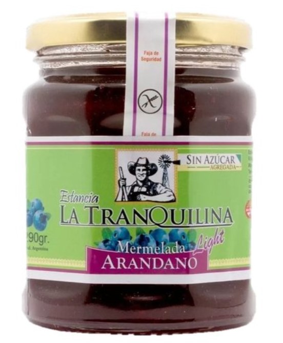 LA TRANQUILINA MERM ARANDANO LIGHT 330 GRS