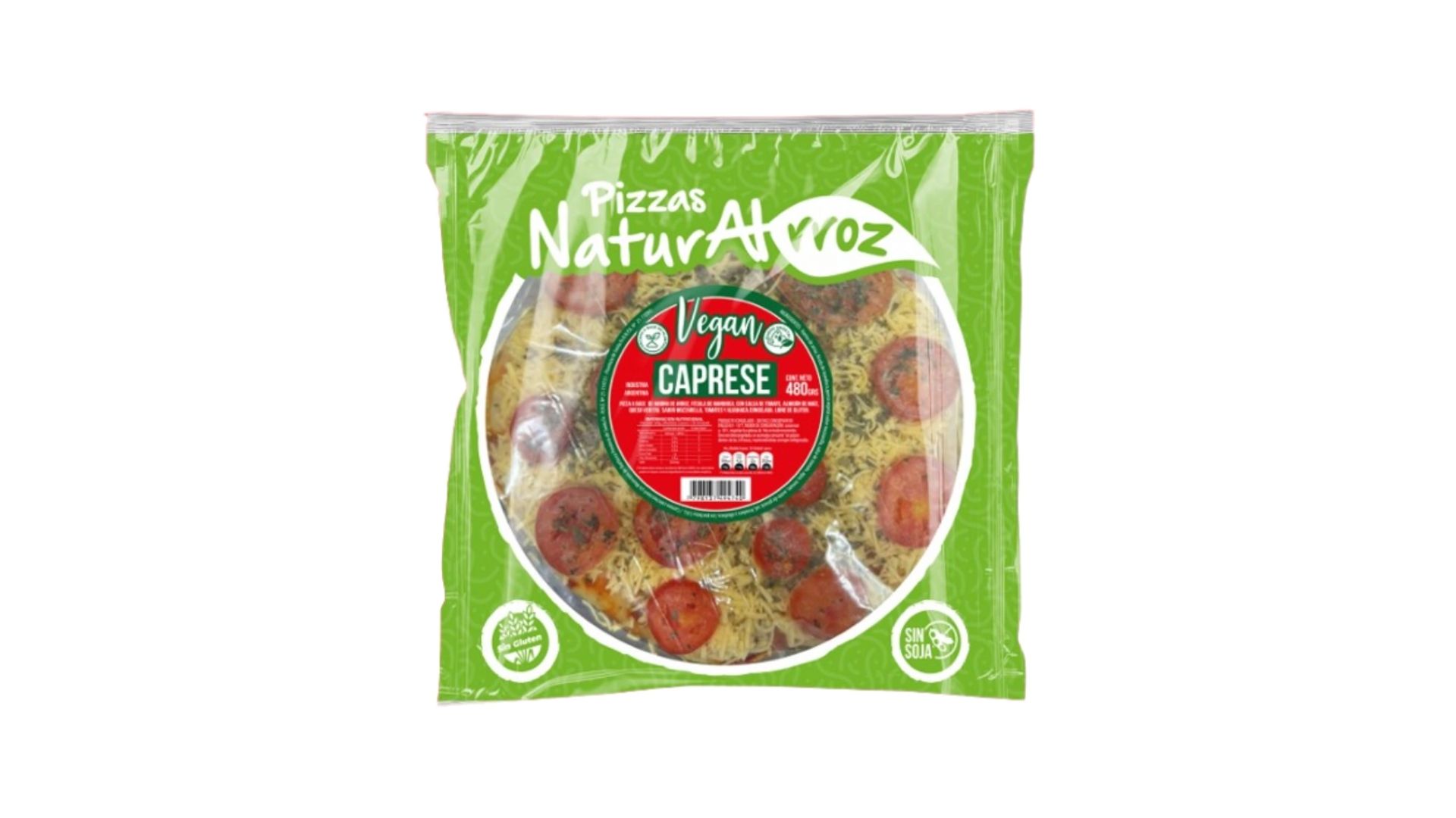 NATURALRROZ VEGAN PIZZA CAPRESE 300 GRS