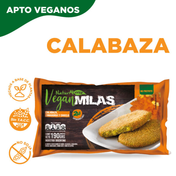 NATURALRROZ VEGAN MILA CALABAZA 2 UNID