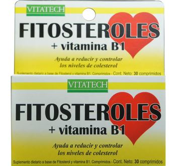 VitaTech FITOSTEROLES + VIT. B1 30 comp