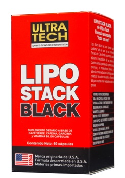Ultra Tech LIPO STACK BLACK 60 caps