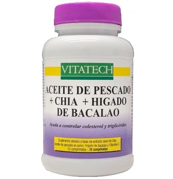 VITATECH AC PESCADO + CHIA + BACALAO 60 COMP