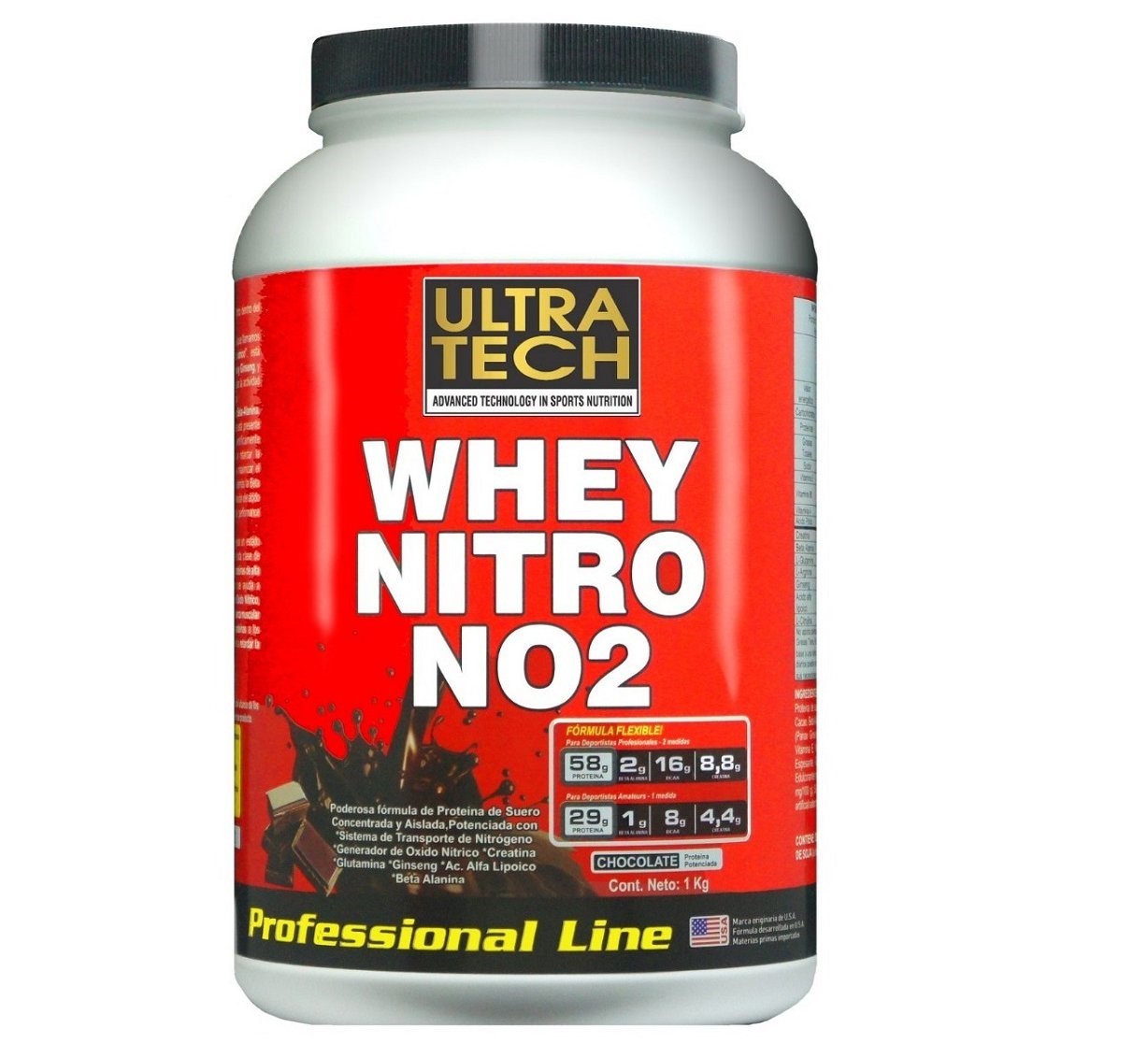Ultra Tech WHEY NITRO NO2 CHOCO 907 GRS