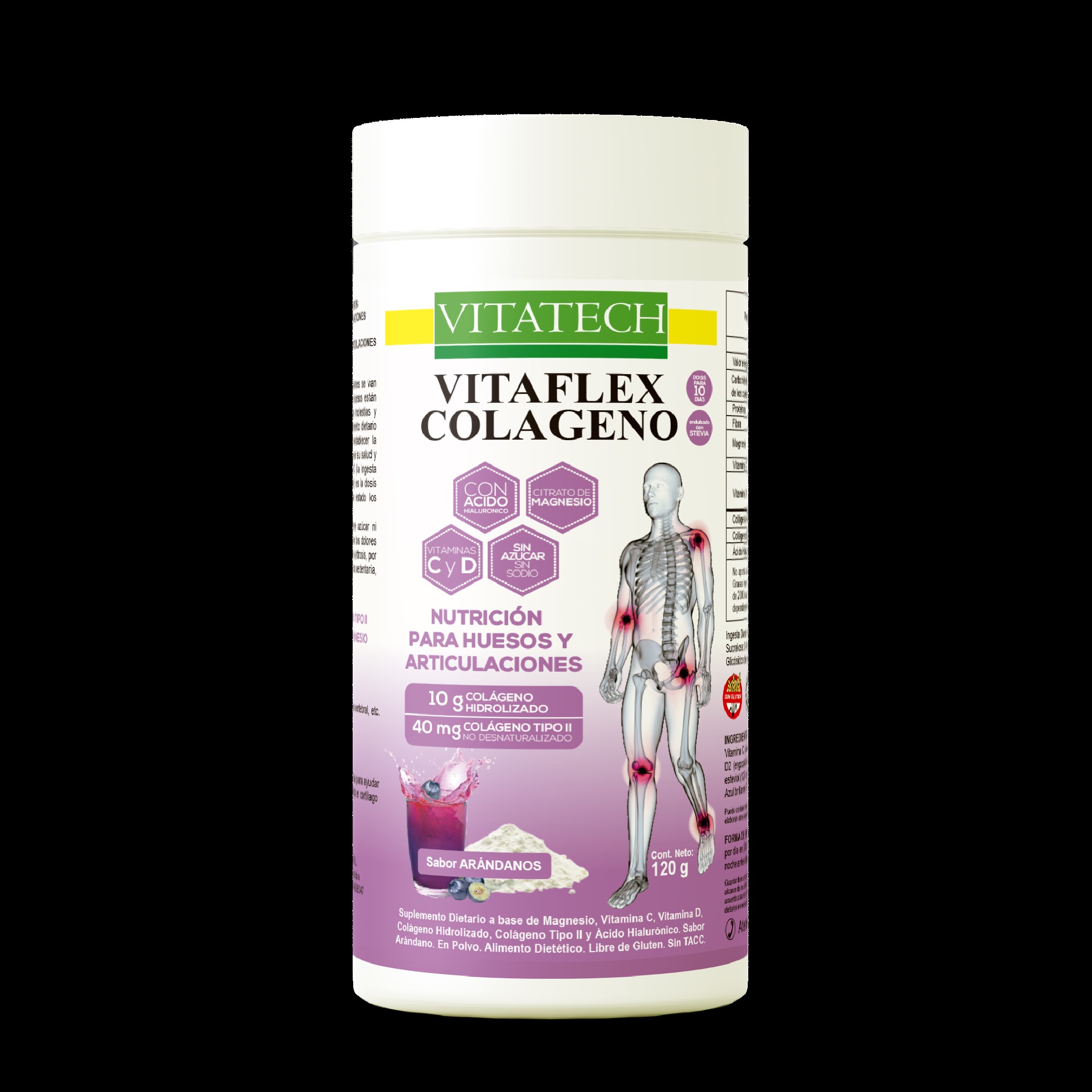 VITATECH VITAFLEX COLAGENO 120 GRS