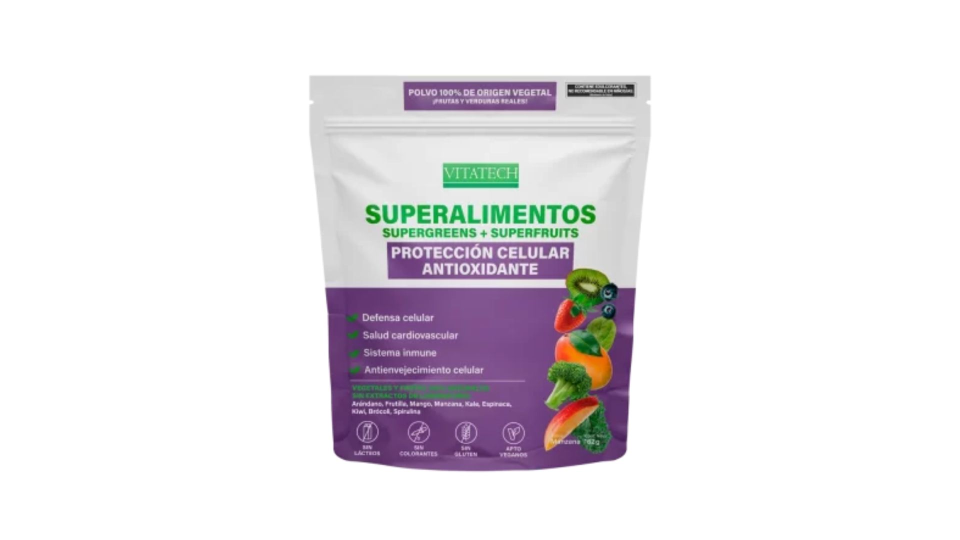VITATECH SUPERALIMENTOS PROTECCION CELULAR + ANTIOXIDANTE 162 GRS