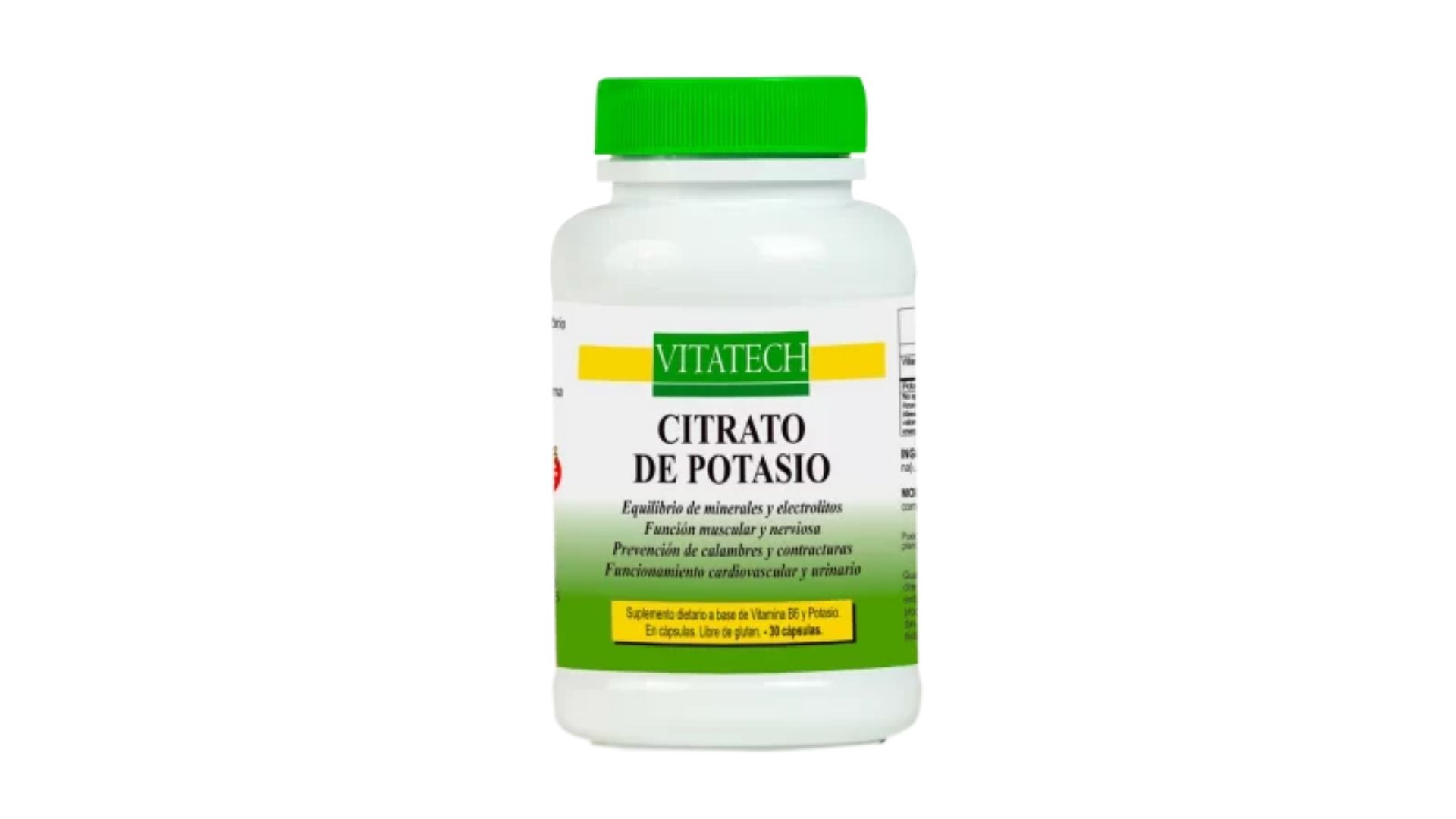 VITATECH CITRATO DE POTASIO 30 CAPS
