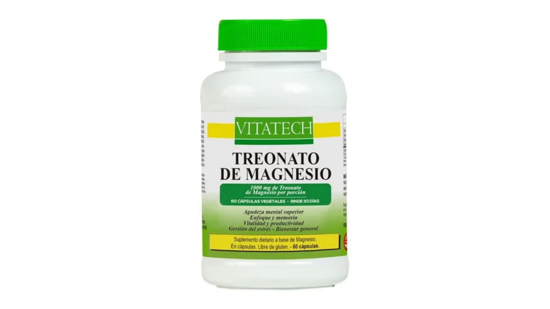 VITATECH TREONATO DE MAGNESIO 60 CAPS